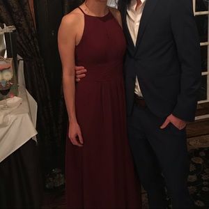 Azazie Bonnie Bridesmaid Dress Cabernet